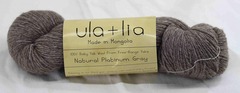 ULA+LIA 100% Yak DK 杢薄いベージュ