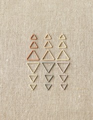 Cocoknits ColorfulTriangle Stitch Markers 