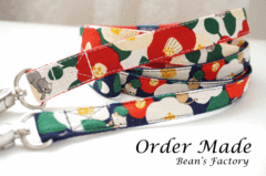 犬・猫用首輪＆リード、オーダーメイドのお店*BEAN'S FACTORY＊
