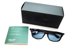 【Sight Master×TALEXの限定カスタム・偏光サングラス】Sight Master（サイトマスター） × TALEX（タレックス）　Classico Plus DL　ブラック / TALEX イーズブルー シングルコート