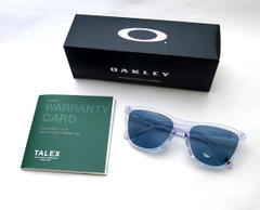 【OAKLEY×TALEXの限定カスタム・偏光サングラス】OAKLEY（オークリー）× TALEX（タレックス）　Frogskins RX(A)　Polished Clear / TALEX イーズブルー シングルコート