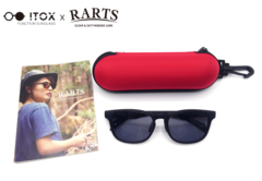 ITOX（イトックス） × RARTS（アーツ） ITOX ITO-01 マットブラック / RARTS ラグナブルー 裏面マルチ