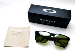 【OAKLEY×TALEXの限定カスタム・偏光サングラス】OAKLEY（オークリー）× TALEX（タレックス）　HOLBROOK RX(A)　Satin Black / TALEX エアリーグリーン シルバーミラーコート