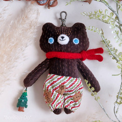 【SOLD OUT】クリスマスのチャンクマさん 青い目