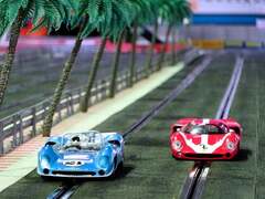 ｵﾘｼﾞﾅﾙ･ﾒｲﾄﾞ 1/32 　ｳﾚﾀﾝ ｽﾘｯｸﾀｲﾔ　◆ サンダースロットのマクラーレンM6B、ローラT70、フェラーリなどカンナムカーに！　　リヤ2本set◆ハイグリップ from U.S.A.　★カンナム・マシンに！！　 