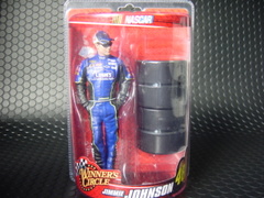 WinnersCarcle 1/16　NASCARドライバーフィギュア　　◆#48　JimmieJhonson　"LOWE'S"　　　　コレクタブルな希少商品★5年連続チャンプ！J.J