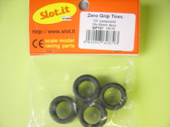 Slot It　1/32　ｽﾛｯﾄｶｰﾊﾟｰﾂ　PT07-1207★ゼログリップ　フロント専用スリックタイヤ　PT07/19x10　4本パック　各社モデルに流用可能