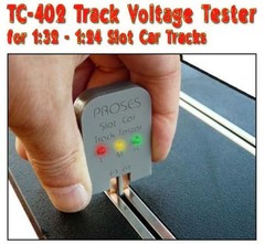Proses　スロットカーサーキット用　ﾒﾝﾃﾅﾝｽﾊﾟｰﾂ　TC-402◆サーキット ボルテージテスター　　ホームコースや大型サーキットに！　　★便利なチェックツール！　