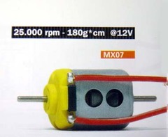 Slot It　1/32　ｽﾛｯﾄｶｰﾊﾟｰﾂ　　◇V12/3-25モーター　　MX07/25000rpm/180g・ｃｍ　　　　　　　◇各社モデルに流用可能
