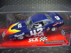 SCX 1/32 ｽﾛｯﾄｶｰ　64420◆Plymouth Barracuda 　#42 Swede Savage   入手困難な希少品！　★待望の再入荷！