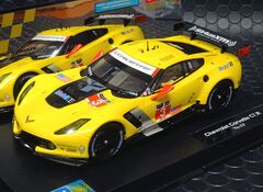 Carrera　Digital124 ｽﾛｯﾄｶｰ　 23818◆ Chevrolet Corvette C7-R ＃3　  ディティールも素晴らしいド迫力の124ボディー！ライト点灯★アナログコースもOK！★コルベットC7Rが入荷！　