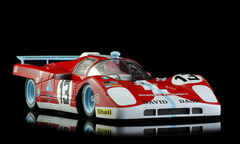 BRM 1/24 ｽﾛｯﾄｶｰ BRM-210◆ Ferrari 512M -  Can-AM Riverside 1972 Scudelia filipinetti.　#13/Michael Parkes.　1971カンナムシリーズ/リバーサイド　　★1/24 フェラーリ512M/Scudelia filipinetti　今すぐご予約を！
