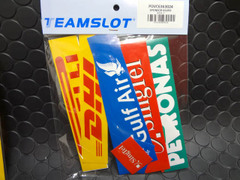 Team Slot 1/32　ｼﾞｵﾗﾏ用 ｱｸｾｻﾘｰ　　6363024◆スポンサーデカール　（アジア #1）　　"SPONSOR MURO "ASIA 1"　　10枚入り　　　建物やガードレール、コーナーウォールに！◆小さな工夫でニクイ演出！