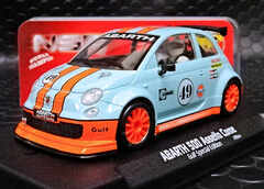 NSR　1/32 ｽﾛｯﾄｶｰ　0084sw◆FIAT500 Abarth Assetto Corse 　#49/blue ” Gulf   Limited Edition” 　for Specia Request  of 200  　　入手困難です！200台だけのリクエストオーダーモデル！★入荷！