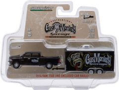 GreenLight　1/64 ﾀﾞｲｷｬｽﾄﾓﾃﾞﾙ　◆HITCH & TOW GAS MONKEY GARAGE 2016 RAM 2500 & CAR HAULER 32080-A  ”ガス・モンキー ガレージ" トレーラーセット！ 　「ガスモン」ファン必見！★在庫数3セットのみ！お見逃しなく～