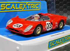 Scalextric 1/32 ｽﾛｯﾄｶｰ　C4391A-23 ◆ 1967 Daytona 24 ”Triple Pack” から#23号車　Ferrari 330P4/S　特別単体販売品　ハイディティールモデル◆「レジェンドシリーズ 」のフェラーリ330P4 再入荷完了！