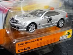Carrera-Go ｽﾛｯﾄｶｰ 1/43　 61180 ◆AMG Mercedes SL 63 "Safety Car"　最新AMGベンツのセーフティーカー！！　カレラGoは1/32のコースでそのまま走れます☆屋根のパトライトが光るよ！ 