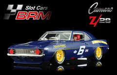 BRM 1/24 ｽﾛｯﾄｶｰ 　BRM196 ◆ Camaro Z28 　TransAm Laguna Seca 1969 　#6/Mark Donohue.　 Sunoco　　　トランザム/ラグナセカ仕様のスノコ・カマロ！　★まもなく入荷します！