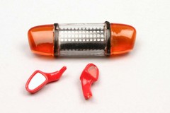 Carrera  1/32 ｽﾛｯﾄｶｰ用　ｽﾍﾟｱﾊﾟｰﾂ 　90259◆フェラーリ 458 ITALIA "セーフティーカー”用ルーフライトバー&ミラーset　◆純正のスペアパーツです、使い道はいろいろですよ！！