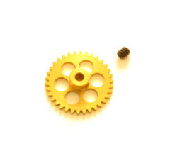 NSR　1/32　ｽﾛｯﾄｶｰﾊﾟｰﾂ　　6134◆スケレ/FLY用　18.5ｍｍサイドワインダー・スパギヤー/34T　　　スケレやFLYのモデルに！！◆高精度でバランス良し！　
