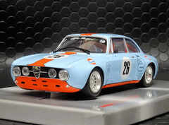 BRM 1/24 ｽﾛｯﾄｶｰ 　BRM-183 ◆  Alfa Romeo GTAM 1750 #26 ”Team Gulf”.　1/24ミニサルーンカーシリーズ「アルファロメオ GTAM team-ガルフ」新発売！★入荷しています。。
