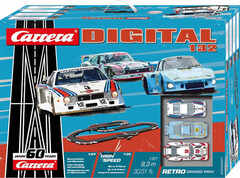 Carrera　digital132 ｺｰｽｾｯﾄ　30031◆ Retro Grand Prix「レトログランプリ」set 　超ロングな9.3mコースに ポルシェ、ランチャ、フォード のスロットカー3台入りフルセット　全長9.3m　もはや営業コース並みのロングコース！★超豪華なデジタルセットが入荷！　3台入り。 