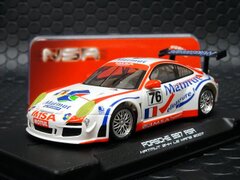 NSR　1/32 ｽﾛｯﾄｶｰ　　　0035-AW◆PORSCHE 997 　＃76　”MATMUT”　LE MANS 24HR 2007　　　美しいカラーリングのポルシェ997ルマン登場！★新入荷！