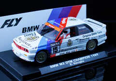 FLY 1/32 ｽﾛｯﾄｶｰ  A2099 ◆ BMW M3 E30   DTM Champion 1989.  #15/Roberto Ravaglia.　DTMチャンピオン　"Warsteiner" M3がイイね！◆入荷しました！