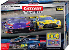 Carrera digital 132 ｺｰｽｾｯﾄ　30038◆ 「ポールトゥ ポディム」 set.   Pole to Podium - 全長7.6m/ワイヤレス！　 フェラーリ296とメルセデスGT3の2台入りフルセット　全長7.6　★ワイヤレスコントローラー付の超豪華コースです！ 