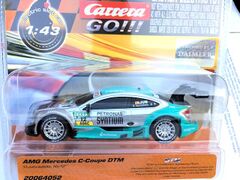 Carrera-Go ｽﾛｯﾄｶｰ 1/43　64052 AMG MERCEDES C-COUPE DTM, #12　　カレラGoはでっかい1/32のコースで走せると最高に面白いぞ！★人気モデルが再入荷！