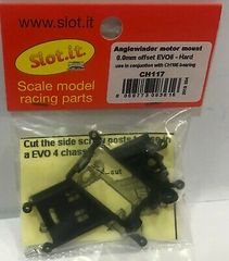 Slot It製　1/32ｽﾛｯﾄｶ-ﾊﾟｰﾂ　　CH117◆0.5mmｵﾌｾｯﾄ/アングルワインダー モーターマウント　　EVO6-ハード/0.5mmｵﾌｾｯﾄ　　メタルブッシュ付き！★オフセットアングルワインダー搭載に