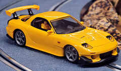 Avantslot 1/32 ｽﾛｯﾄｶｰ　JDM01A ◆ Mazda RX7   -Yellow-.　 ”Ranz Signature collection” は レジン製のハイクラスモデル。　◆送料無料！