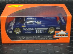 Slot it　1/32 ｽﾛｯﾄｶｰ　CA06a ◆MERCEDES SAUBER C9 ”KOUROS RACING1”　#61/Henri Pescarolo、 Mike Thackwell 、岡田秀樹.　LE MANS 1987 　★再入荷！！　