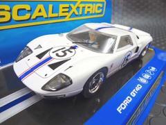 scalextric1/32 ｽﾛｯﾄｶｰ　　C3315◆Ford GT40   #15 Team "Ford of France" Le Mans '66 　　ライト&テール点灯★海外取り寄せ品・再入荷。