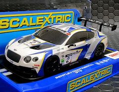 Scalextric 1/32 ｽﾛｯﾄｶｰ　 C3515◆BENTLEY CONTINENTAL GT3 　#2    Super Resistant model！！
