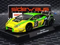RACER / SIDEWAYS 1/32 ｽﾛｯﾄｶｰ  SWCAR01i◆LAMBORGHINI HURACAN  GT3　#22　 ” Leipert Motorsport Design” 　ウラカンGT3登場！◆再入荷！