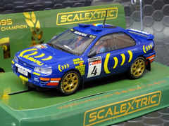 Scalextric 1/32 ｽﾛｯﾄｶｰ　C4428◆Subaru Impreza WRX 　#4/Colin McRae　 ”1995 World Champion Edition.” 　　4WD/ハイディティールモデル！　入荷していますよぉ~　(^^♪