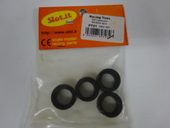Slot It　1/32　ｽﾛｯﾄｶｰﾊﾟｰﾂ　PT21　◆P5 ｺﾝﾊﾟｳﾝﾄﾞ　スリックタイヤ　PT21/19ｘ10　4本パック　各社モデルに流用可能