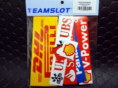 Team Slot 1/32　ｼﾞｵﾗﾏ用 ｱｸｾｻﾘｰ　　6363026◆スポンサーデカール　（アメリカ）　　"SPONSOR MURO "AMERICA"　　10枚入り　　　建物やガードレール、コーナーウォールに！◆小さな工夫でニクイ演出！