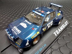 Team Slot 1/32　ｽﾛｯﾄｶｰ　12502◆ALPINE A310 #1　"RALLYE DU VAR '76"　ジタンカラーのアルピーヌ◆再入荷！