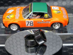 ｵﾘｼﾞﾅﾙ･ﾒｲﾄﾞ 1/32 　ウレタン・スリックタイヤ◆SRCのポルシェ914/6 専用サイズ登場！　　リヤ2本set◆ハイグリップ fr914/6om U.S.A.　★ポルシェ914/6専用サイズ登場！　 
