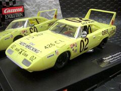 Carrera 1/32 ｽﾛｯﾄｶｰ　　27378◆PLYMOUTH  SUPER BIRD　RIVERSIDE'70　#02/DickBoum　  レアモデル★わかる人に是非どうぞ！