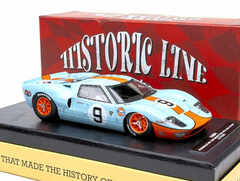 NSR 1/32　ｽﾛｯﾄｶｰ  HL08◆ Ford GT40 MKI #9/ Pedro Rodriguez- Lucien Bianchi.  Le Mans 1968 winner.　「Histric Line」は化粧箱入り限定モデル　フォードGT40/ガルフ　ルマン優勝車！！