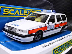 Scalextric 1/32 ｽﾛｯﾄｶｰ　C4627◆ Volvo 850 Estate   "POLICE EDITION"　　ボルボ850エステート ポリスエディション！　ハイディティ―ルモデル◆　NEW　パトライトも点灯！