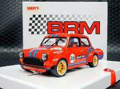 BRM 1/24 ｽﾛｯﾄｶｰ 　090-R◆MINI COOPER  #289 MARTINI RED EDITION　 1/24スケールの逸品！　1/32コースを余裕で走れるミニカーシリーズ。★真っ赤な”マルティニ” ミニ、入荷完了！