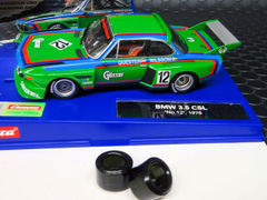 ｵﾘｼﾞﾅﾙ･ﾒｲﾄﾞ 1/32 ｽﾛｯﾄｶｰﾊﾟｰﾂ 　ｳﾚﾀﾝｽﾘｯｸﾀｲﾔ◆カレラの　BMW3.0CSL 専用　超ワイド扁平スリック　　リヤ2本set　　レース用ウレタンタイヤ★このグリップお薦めです！