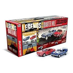 Autoworld 1/64　ﾄﾞﾗｯｸﾞﾚｰｽｾｯﾄ　　◆プロレーシング　"Legends　QuaterMile"　　ﾄﾞﾗｯｸﾞﾚｰｽset 　 新入荷 ★面白いよ～！