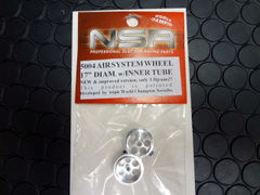 NSR　1/32　ｽﾛｯﾄｶｰﾊﾟｰﾂ　　5004◆17"　リヤ アルミホイル NSR純正  　エアーシステム超軽量　　★純正サポートパーツ！