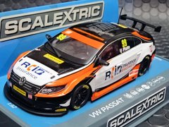 Scalextric 1/32 ｽﾛｯﾄｶｰ　C3737◆BTCC, Volkswagen Passat 　　#99/Jason Plato, 　Brands Hatch 2015　ハイディティールモデル★前後ライト点灯！◆BTCCシリーズが熱い！◆再入荷しました。ご注文を！！
