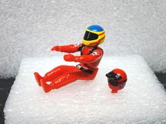 FLY 1/32 ﾚｰｼﾝｸﾞｱｸｾｻﾘｰ　 80030 ◆ドライバーフィギュア（オールドスタイル）　、　ジェットヘル＆フルフェイスの両方付属！　RACING DRIVER FIGURE★ドライバーです。！